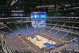 The Orlando Magic court at Amway Center AmwayCenterCourt.JPG