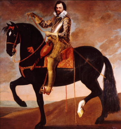 Anselm van Hulle (Attr.) - Equestrian portrait of Philip William, Prince of Orange