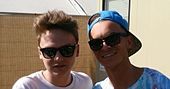 Anttix backstage with Conor Maynard at "One In The Park" 2013 Anttix backstage.jpg