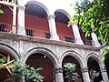 Arches in the patio area