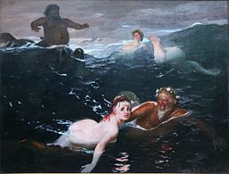 El juego de las olas, 1883, Múnich, Neue Pinakothek.