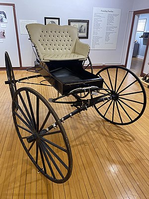 Auto Seat Runabout Buggy on display at the Mesa Historical Museum Auto Seat Runabout Buggy.jpg