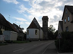 Bühlertann, Blick nach SW auf die Gangolfkapelle