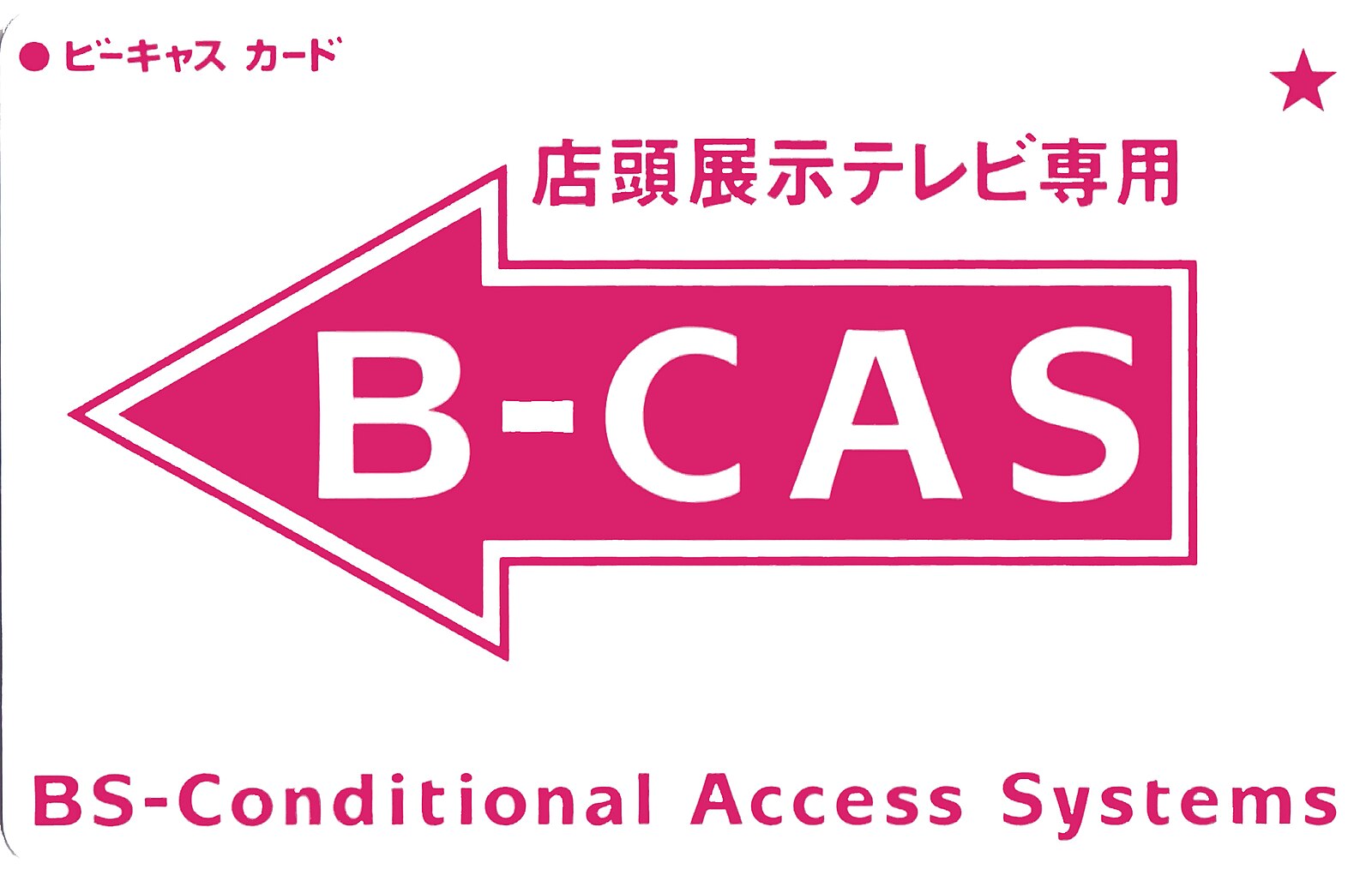 Б кас. B-CAS Card что это. B-CAS картинка.