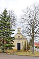 English: Chapel in the village of Babice, Prachatice District, the Czech Republic. Čeština: Kaple v obci Babice, okres Prachatice.