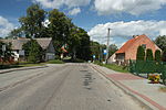 English: Road in Baranowo. Polski: Droga we wsi Baranowo.