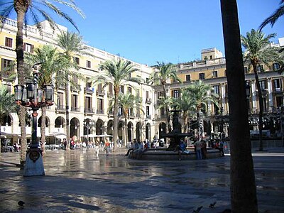 La plaça Reial