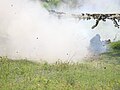 Romanian soldiers firing a AG-9 recoilles rifle (licensed built SPG-9) during a military exercise of the 191th Infantry Battalion.