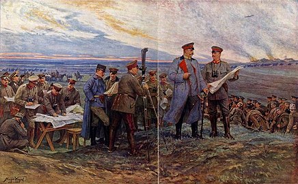 Hindenburg at Tannenberg by Hugo Vogel