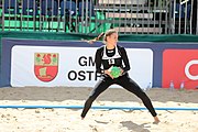 Deutsch: Beachhandball Europameisterschaften 2019 (Beach handball Euro); Tag 3: 4. Juli 2019 – Frauen, Hauptrunde Gruppe II, Deutschland-Spanien 1:2 (18:24, 24:14, 8:9) English: Beach handball Euro; Day 3: 4 July 2019 – Women Main Round Group II – Germany-Spain 1:2 (18:24, 24:14, 8:9)