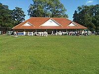 Oswestry Cricket Club's pavilion, August 2010