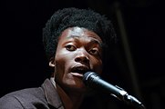 Benjamin Clementine beim Haldern Pop Festival 2014 im Spiegelzelt.