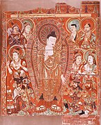 peinture bouddhique, grottes de Bezeklik, royaume de Qocho