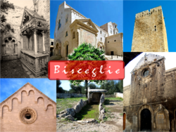 Zloženie hlavných atrakcií mesta Bisceglie
