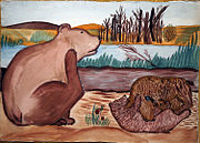 1936 год. 9 лет. «Медведица с медвежатами».