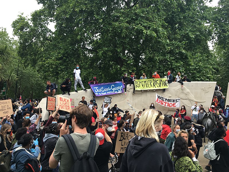 File:Black Lives Matter, Hyde Park London protest 3.6.24.jpg