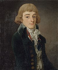 Portrait présumé de Louis-Antoine de Saint-Just (1767-1794), conventionnel