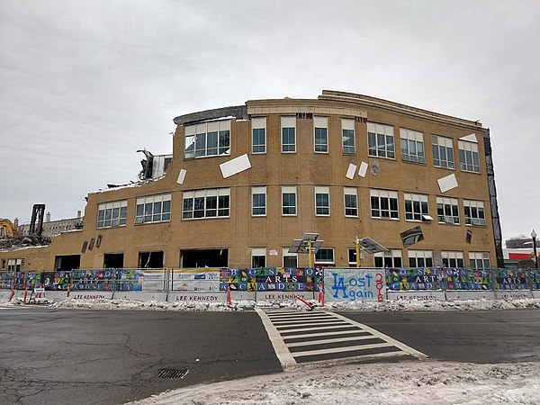 Image: Boston Arts Academy building demolition