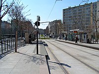 Montempoivre station of tramway Line 3