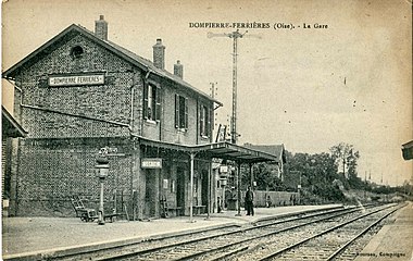 La gare de Dompierre-Ferrières.