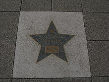 Tarrant's star on Broad Street, awarded to him in 2010 Broad Street Chris Tarrant.JPG