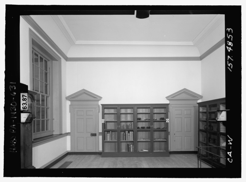 File:COMMITTEE OF ASSEMBLY CHAMBER; WEST WALL. Glass plate stereopair number PA-1430-139 LC-HABS-GS05-CA-W 157.4853. Left (printed) - Independence Hall Complex, Independence Hall, HABS PA,51-PHILA,6-631.tif