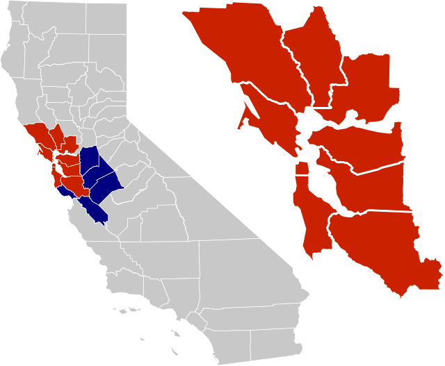 San Francisco Bay Area within California