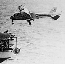 CL-84-1 landing on USS Guam in 1973. Canadair CL-84 Dynavert landing on USS Guam (LPH-9) in 1973.jpg