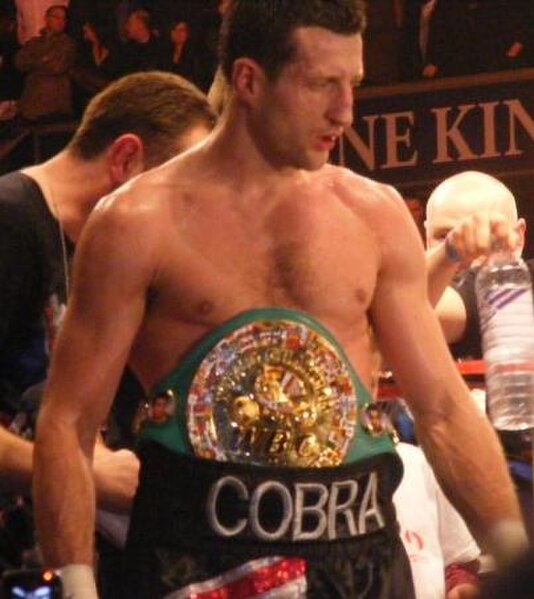 Froch with the WBC title, 2009