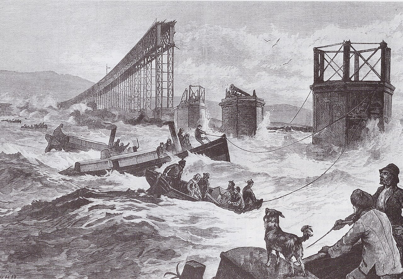 Contemporary illustration of the search after the disaster