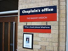 Chaplain's Office, York railway station Chaplain Office York Railway Station.JPG