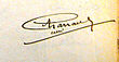 handtekening van Lucien Charrault