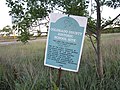 Historical marker commemorating 1909-1937 school