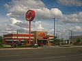 New businesses, such as this Chili's Grill and Bar, have sprung up on Texas State Highway 375 in Eagle Pass.