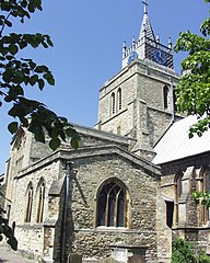 Church of St Mary, Aylesbury – Grade I listed church[78]