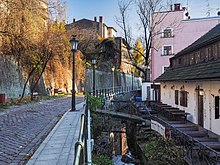 Przykopa Street, which maintained its 18th and 19th-century appearance