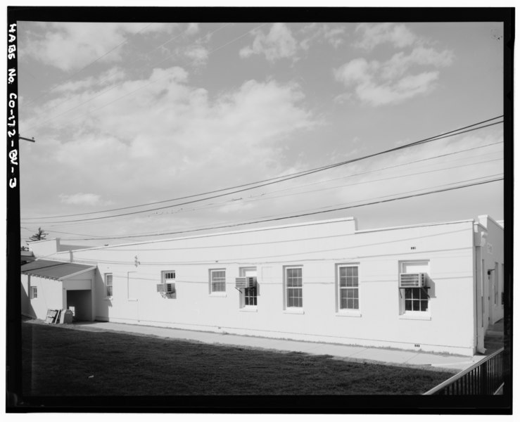 File:Close-up of CO-172-BV-2. - Fitzsimons General Hospital, Central Service Building, North of Building No. 511, East of corridor connecting Building 511 to Building 515, Aurora, HABS COLO,1-AUR,2BV-3.tif