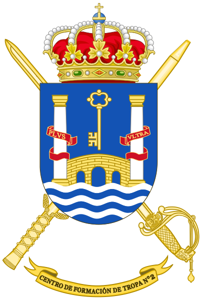 File:Coat of Arms of the Spanish Army 2nd Troop Training Centre.svg