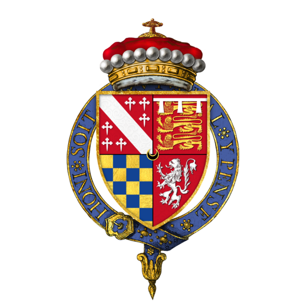 File:Coat of arms of Sir Thomas Howard, 1st Viscount Andover, KG.png