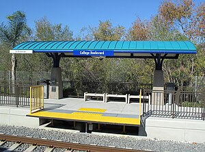 College Boulevard Sprinter station.jpg 