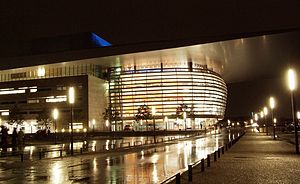 Copenhagen Opera at night