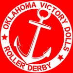 OKVD logo, 2008-2022 Copy of Oklahoma Victory Dolls White-01.tif