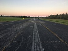 View from the runway at Cornelia Fort Airpark. Cornelia Fort.jpg