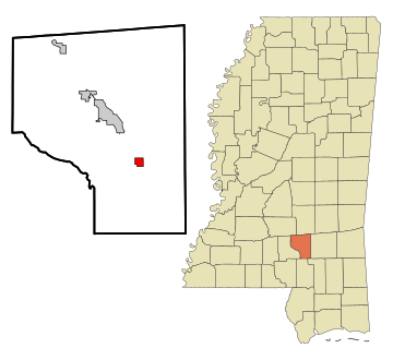 File:Covington County Mississippi Incorporated and Unincorporated areas Seminary Highlighted.svg