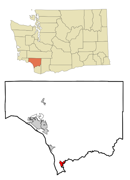 File:Cowlitz County Washington Incorporated and Unincorporated areas Woodland Highlighted.svg