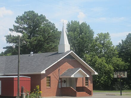 Creston Baptist Church is located at the intersections of the highways leading to Ashland, Goldonna, and Readhimer.