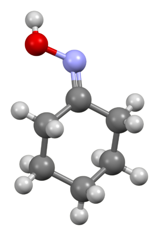 <span class="mw-page-title-main">Cyclohexanone oxime</span> Chemical compound