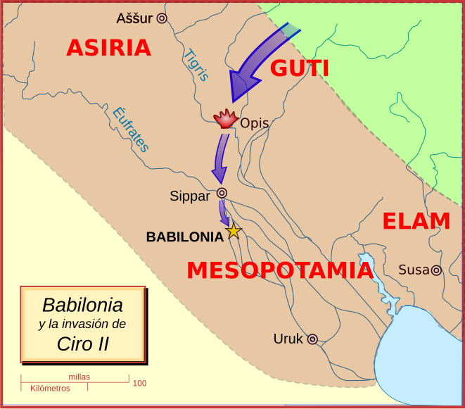 Cyrus invasion of Babylonia-es.svg