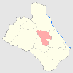 Даргинский округ на карте