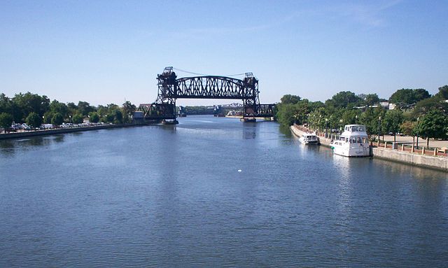 Des Plaines River in Joliet, IL